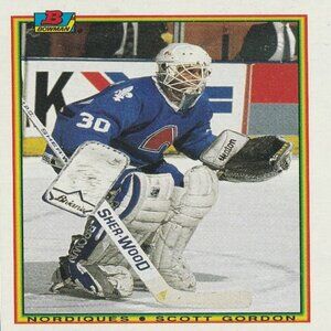 Scott Gordon - 1990 Topps Bowman Hockey Card
